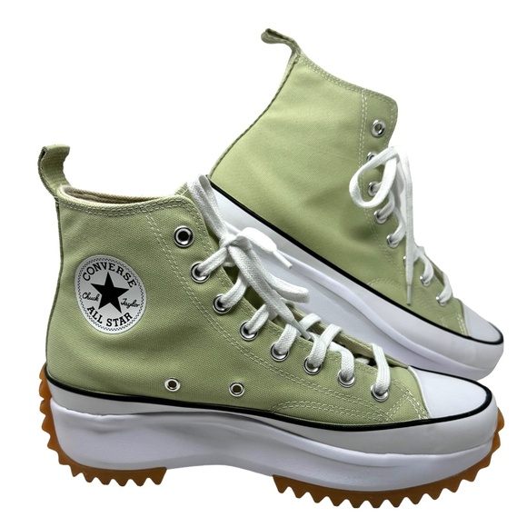 Converse Shoes - Converse Run Star Hike Platform Women's Size Skate Shoes Canvas Olive A00552C